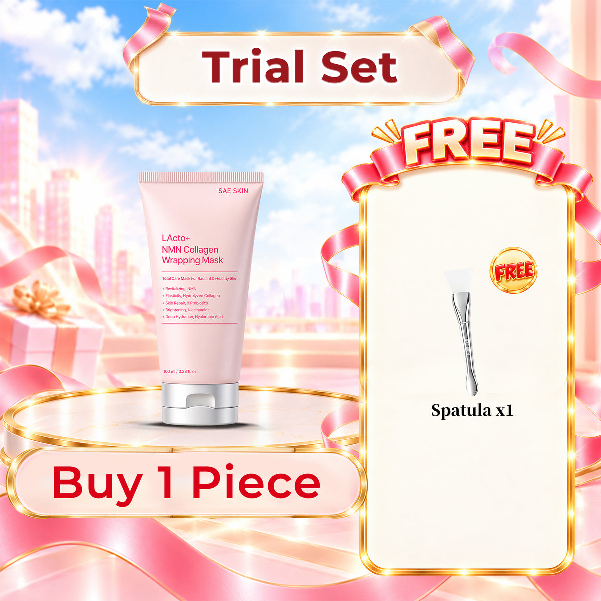 Sae Skin Lacto+ NMN Collagen Wrapping Mask 100ml