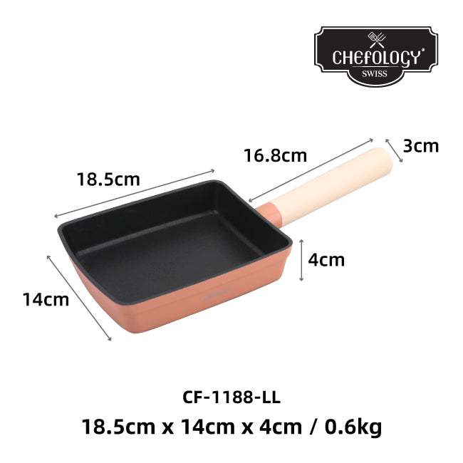 Chefology 18cm Egg Pan
