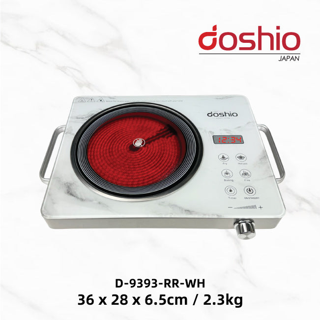 Doshio Multi-Functional Ceramic Cooker (White)