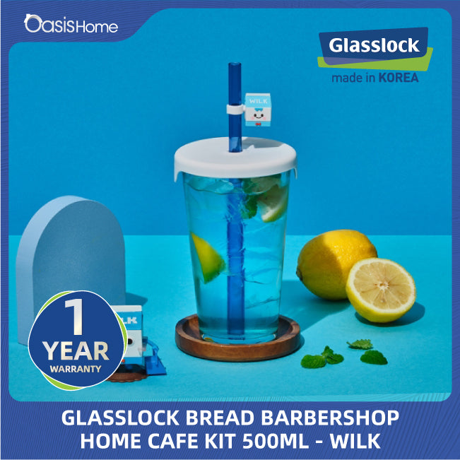 Glasslock Bread Barbershop Home Cafe Kit 500ml - Wilk