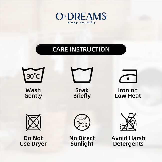 ODREAMS Premium 100% Austria Lenzing Tencel™️ 5Pcs Bedsheet Set