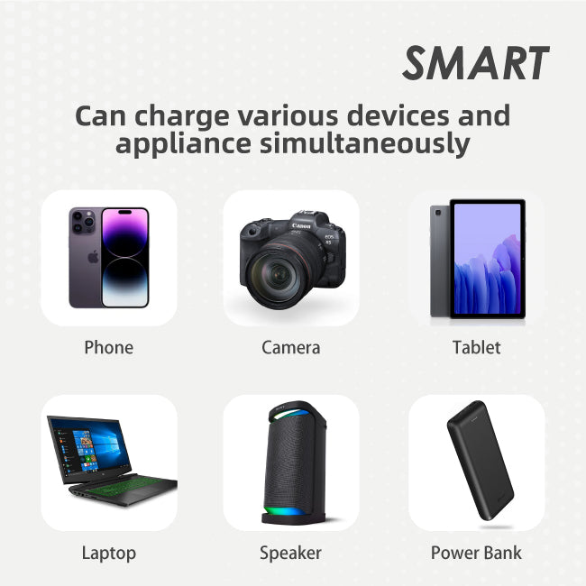 Smart USB Power Strip (6 Socket + 4 USB)