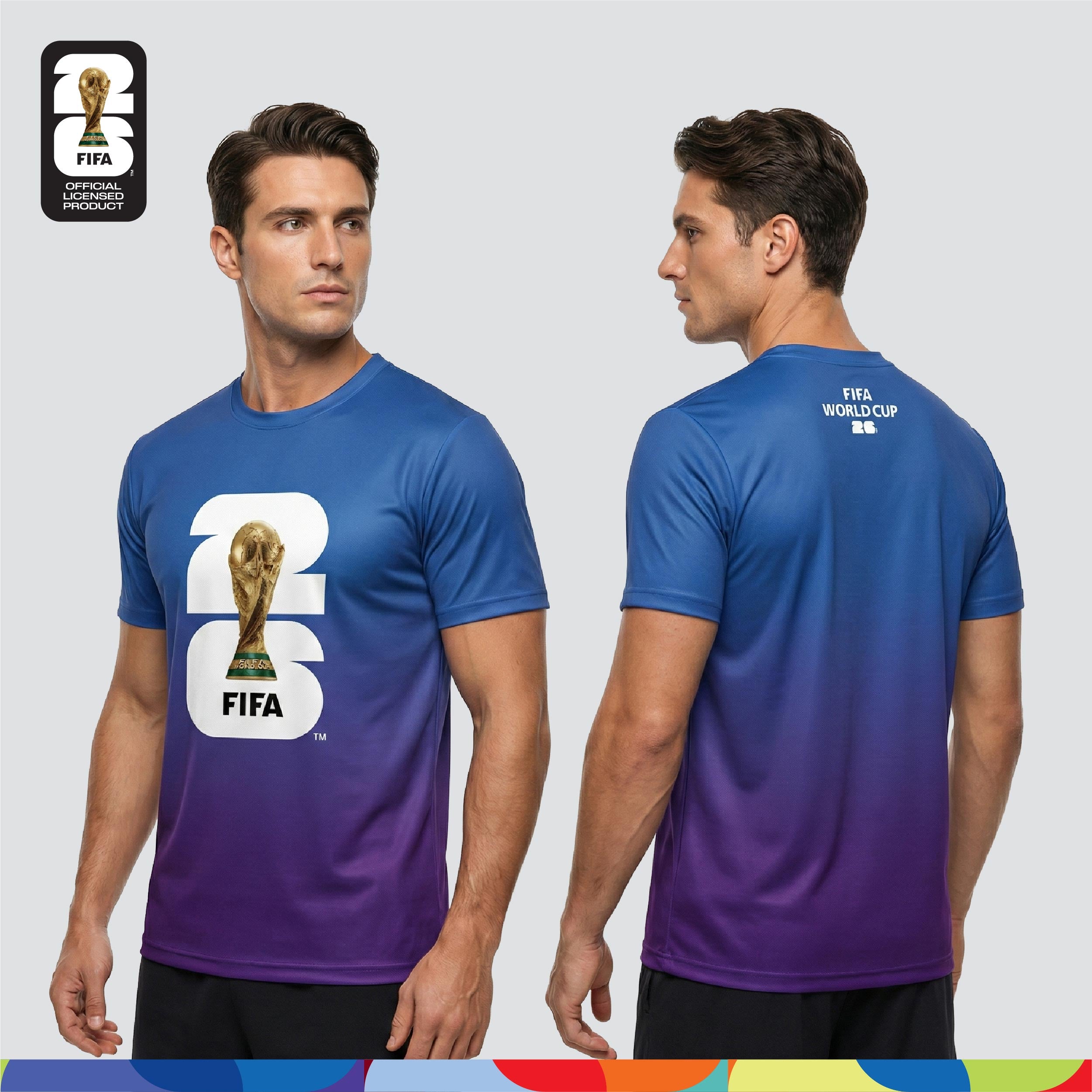 FIFA World Cup 2026™ Unisex Dry-Fit Jersey Blue-Purple Gradient