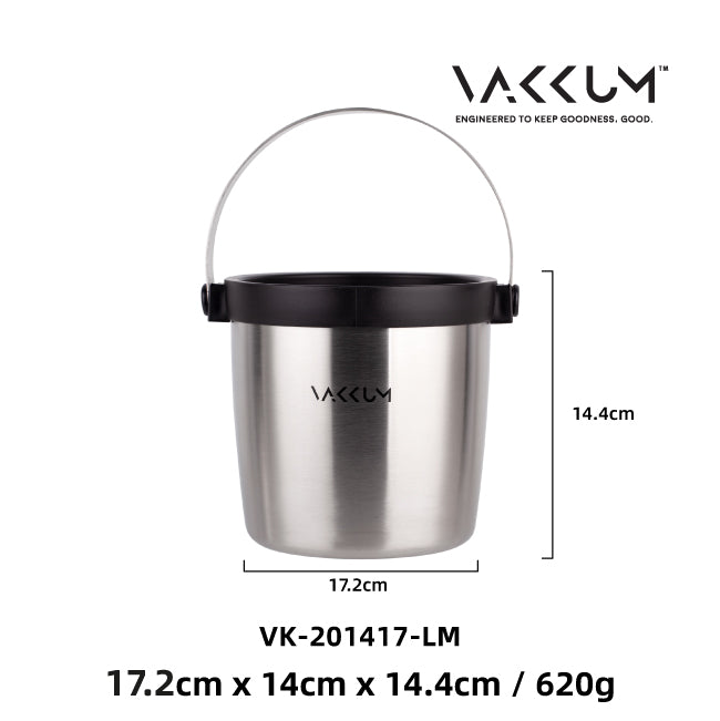 Vakkum Stainless Steel Ice Bucket