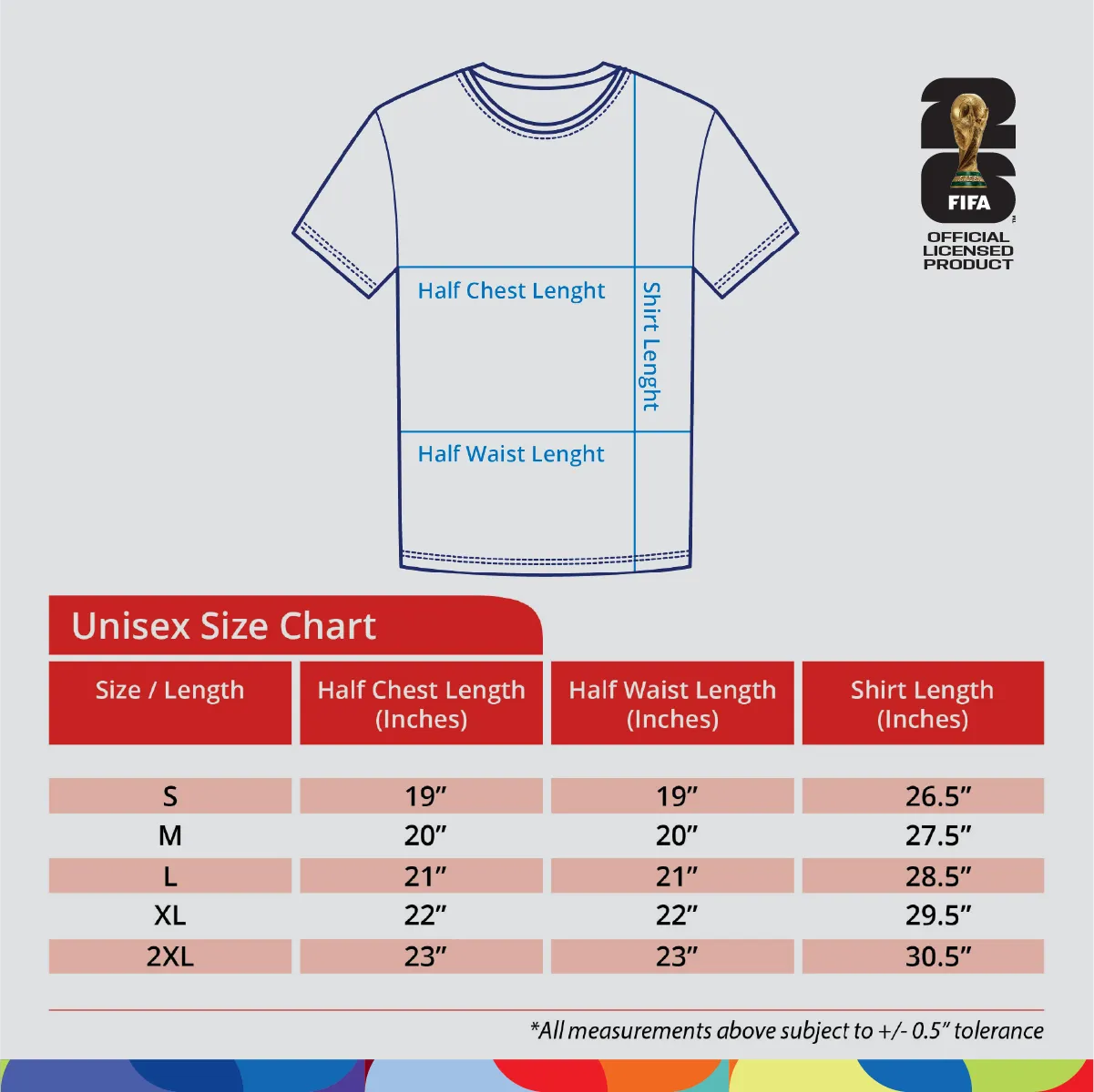 FIFA World Cup 2026â„¢ Unisex 100% Combed Cotton Tee - Black + FIFA World Cup 2026â„¢ Unisex Microfiber Dry-Fit Sportswear Red/ Black