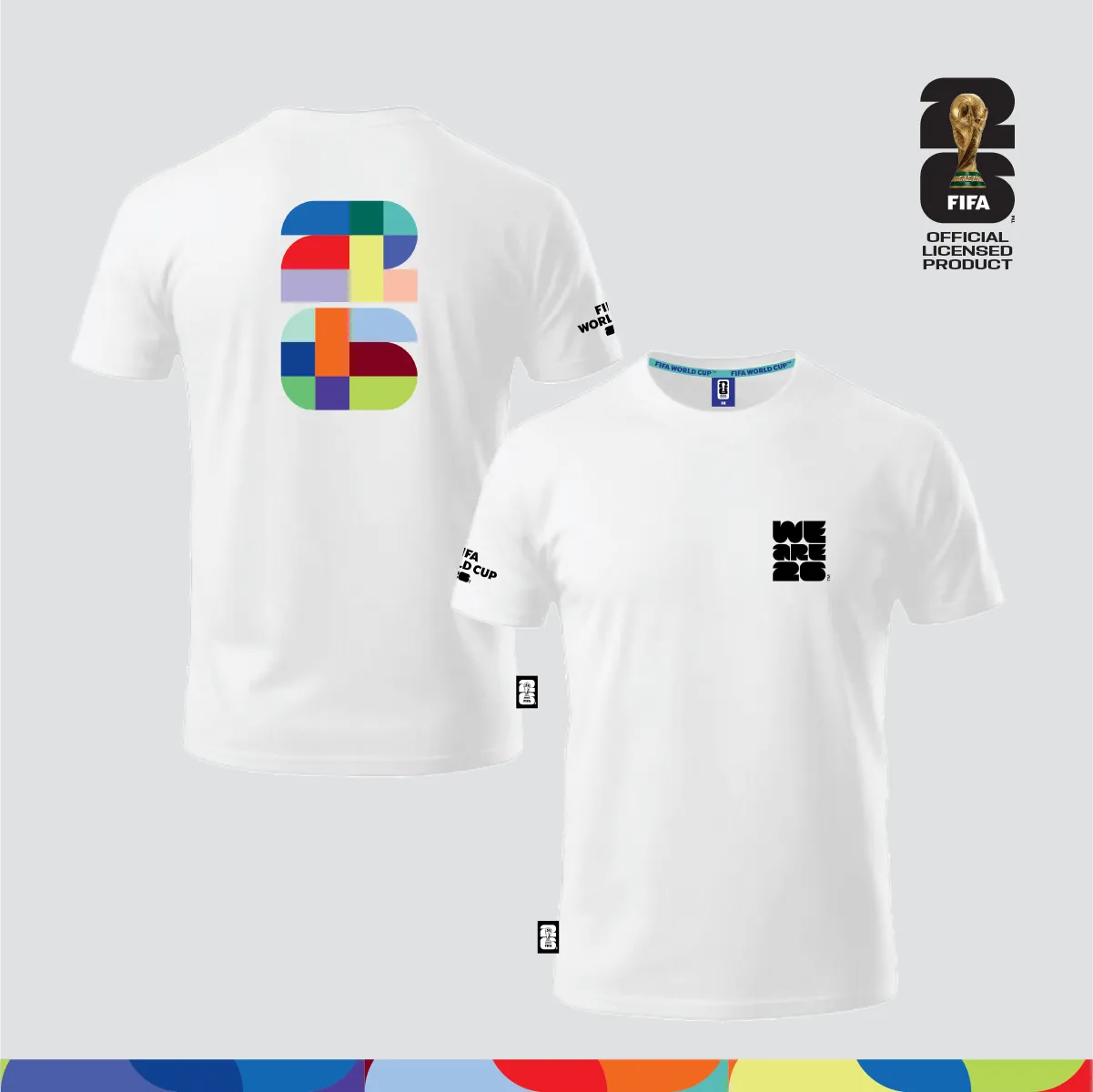 FIFA World Cup 2026â„¢ Unisex Cotton Tee White