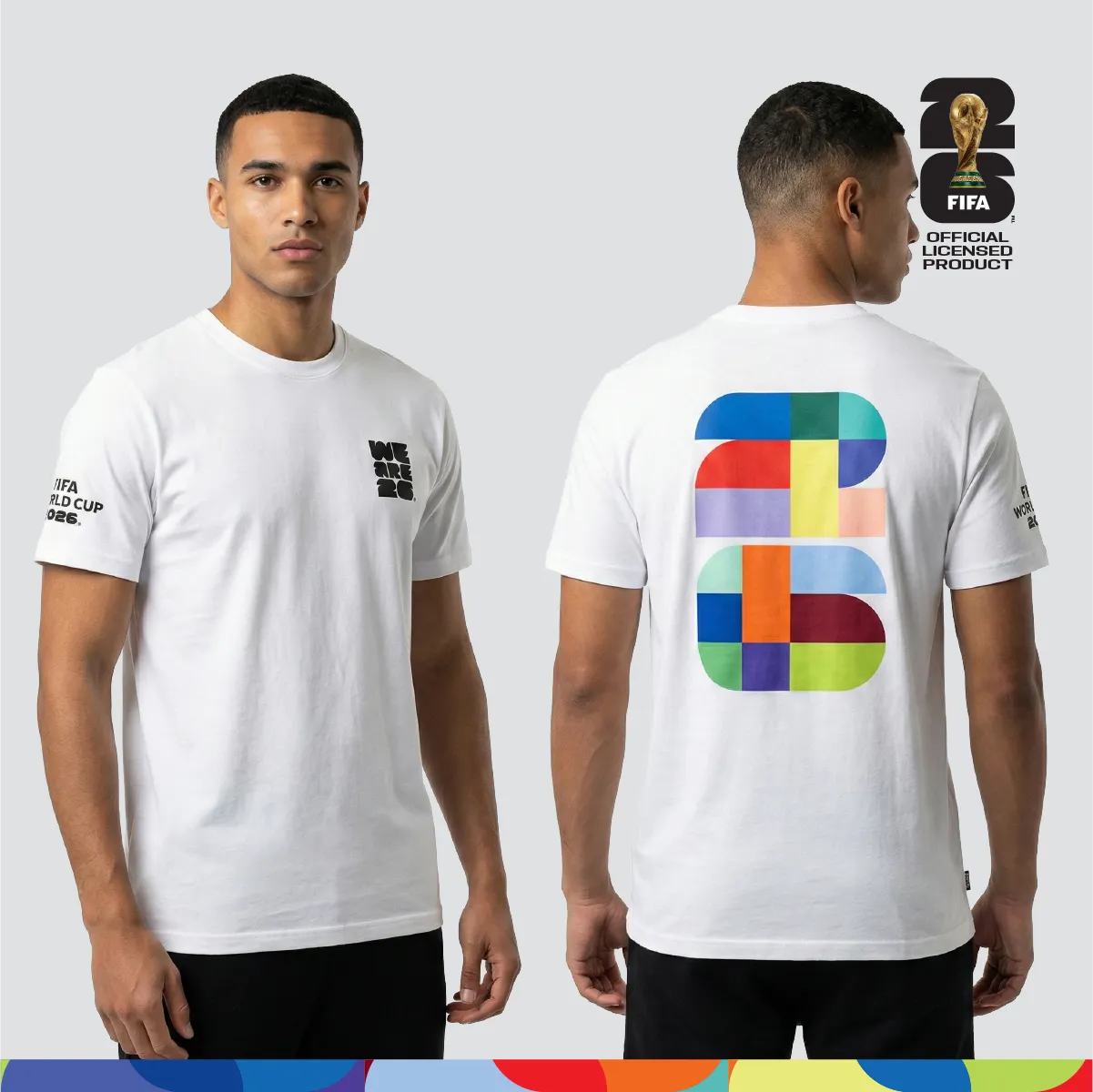 FIFA World Cup 2026â„¢ Unisex Cotton Tee White
