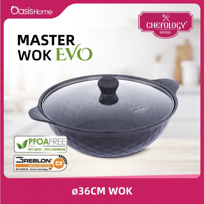 Chefology 36cm Master Wok