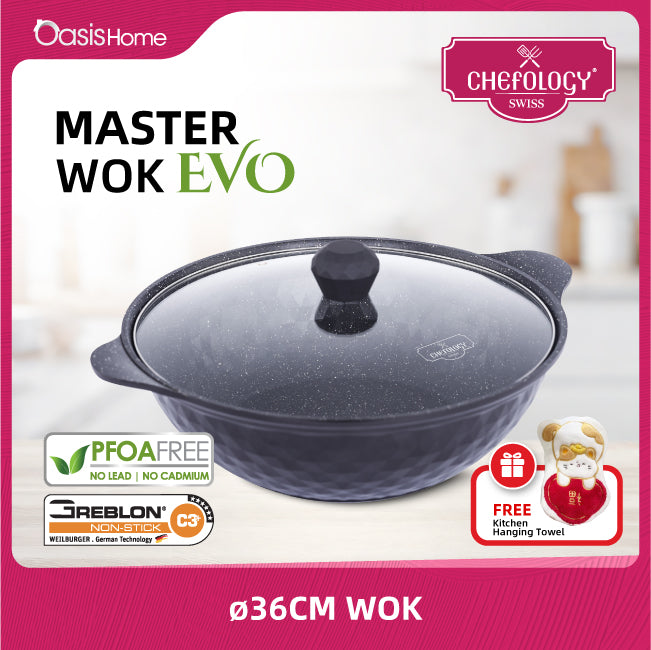 Chefology 36cm Master Wok