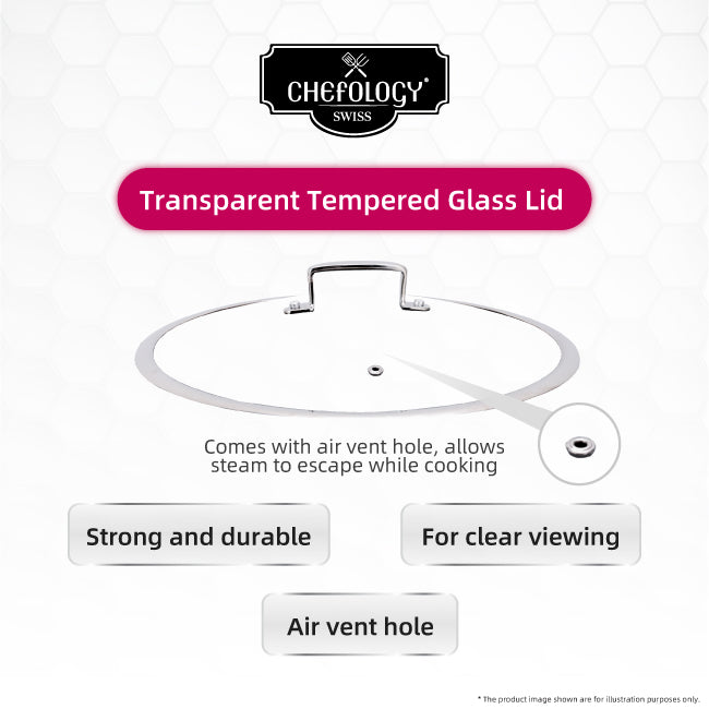 Chefology Trion Triply Stainless Steel 36cm Wok