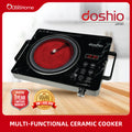 Doshio Multi-Functional Ceramic Cooker (Black)
