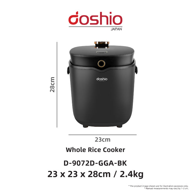 Doshio Mini Healthy Low Sugar Rice Cooker 2L
