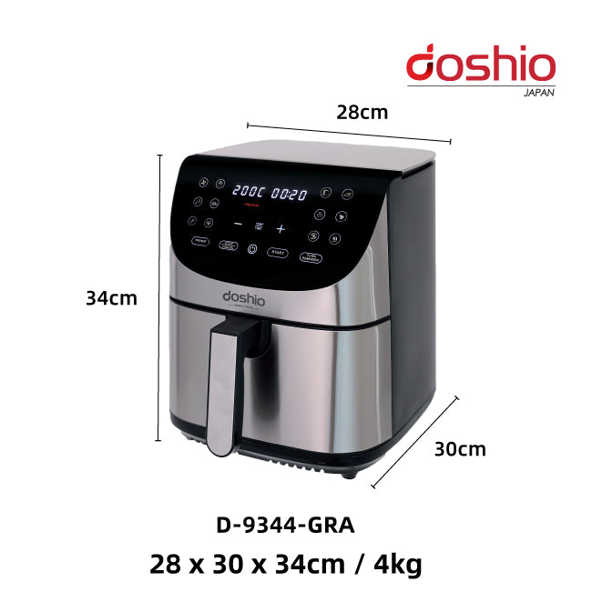 Doshio Primo Air Fryer Free 101 Air Fryer Recipe Book