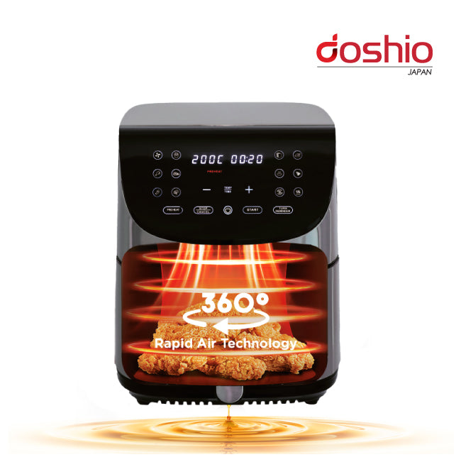 Doshio Primo Air Fryer Free 101 Air Fryer Recipe Book