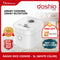 Doshio Raishi Rice Cooker 5L (White) Free Oriental Hainanese Chicken Rice Paste & Oasis Home Non Woven Bag