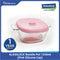 Glasslock Noodle Pot with Pink Silicone Cap
