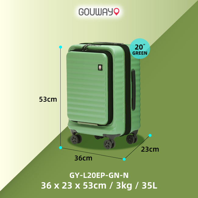 GOUWAY Easypack Traveler Luggage (Green)