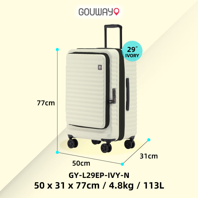 GOUWAY Easypack Traveler Luggage (Ivory)