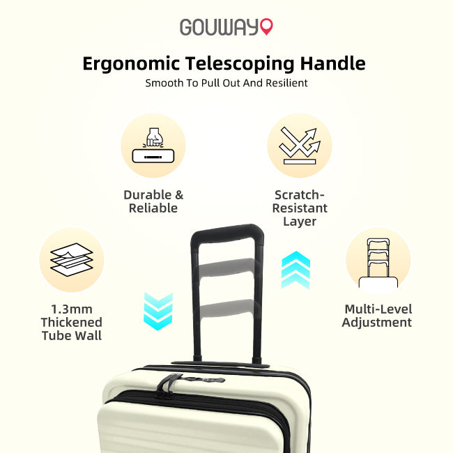 GOUWAY Easypack Traveler Luggage (Ivory)