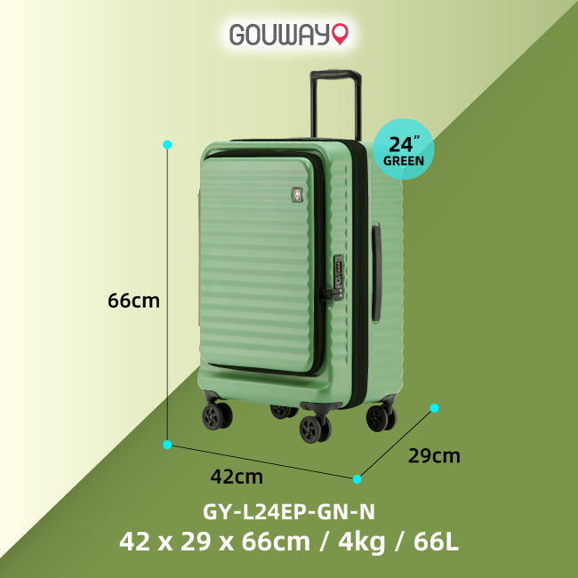 GOUWAY Easypack Traveler Luggage (Green)