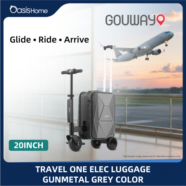 Gouway Travel One Electric Luggage 20 Inch (Gunmetal Grey)