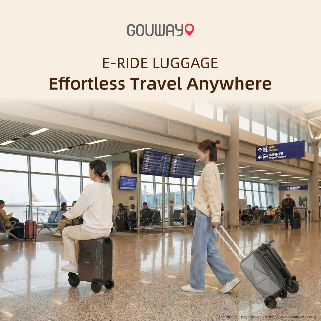 Gouway Travel One Electric Luggage 20 Inch (Gunmetal Grey)
