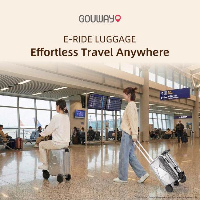 Gouway Travel One Electric Luggage 20 Inch (Silver)