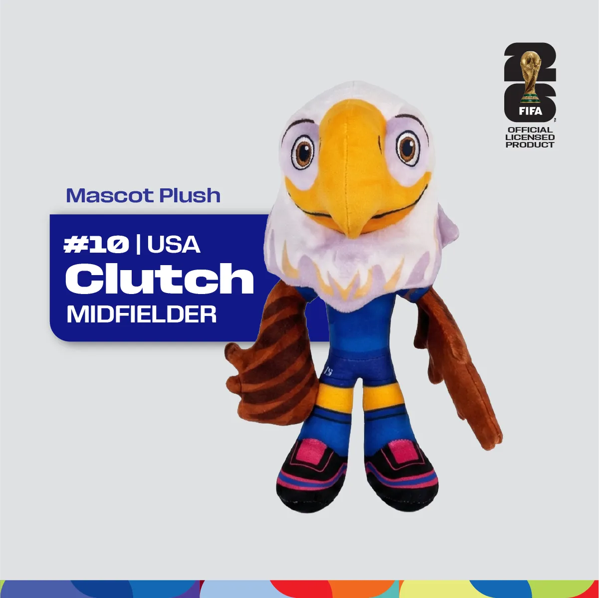 FIFA World Cup 2026™ 11-inch Clutch Mascot Plush Toy
