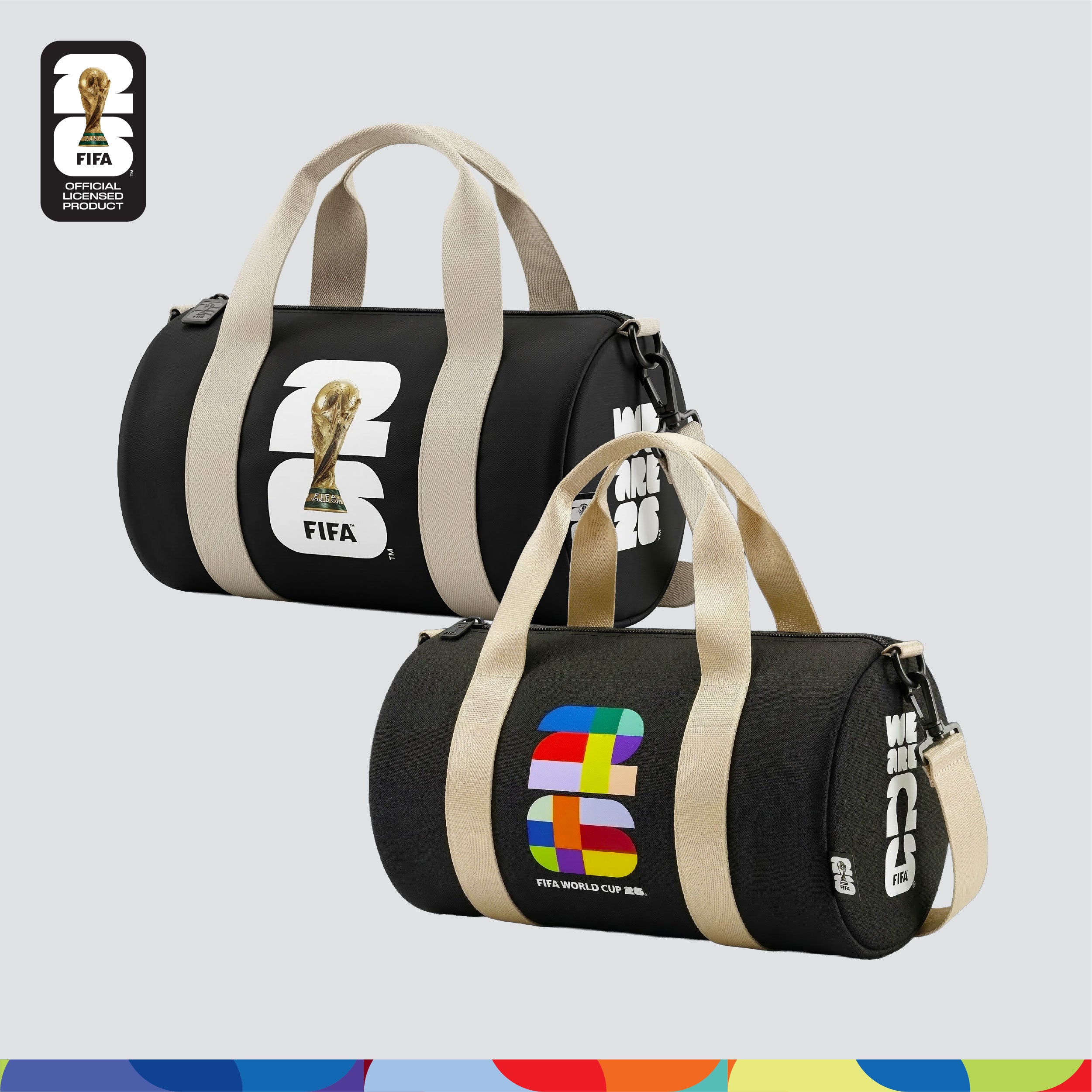 FIFA World Cup 2026™ Mini Duffel Bag Black Color with Trophy