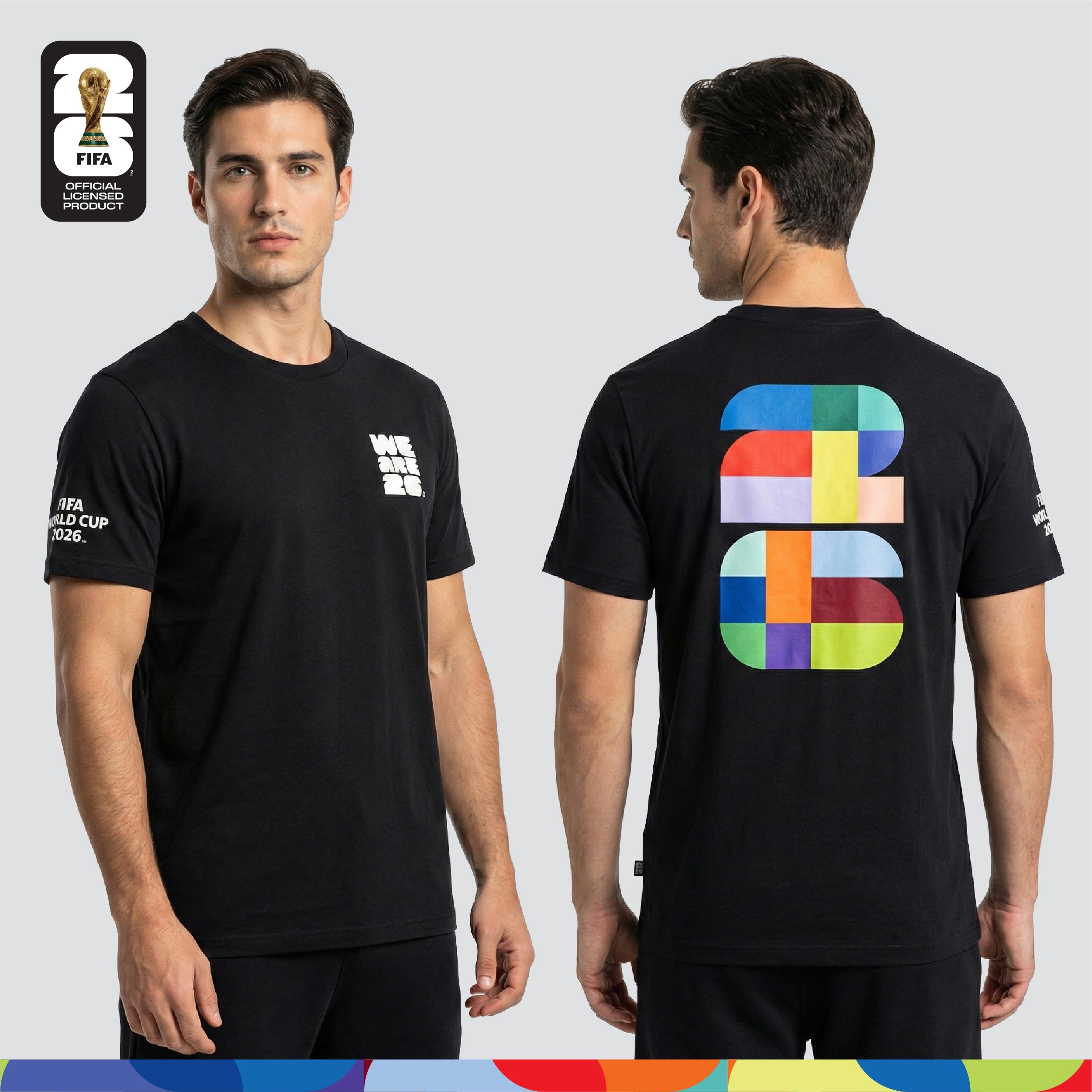 FIFA World Cup 2026™ Unisex Cotton Tee Black