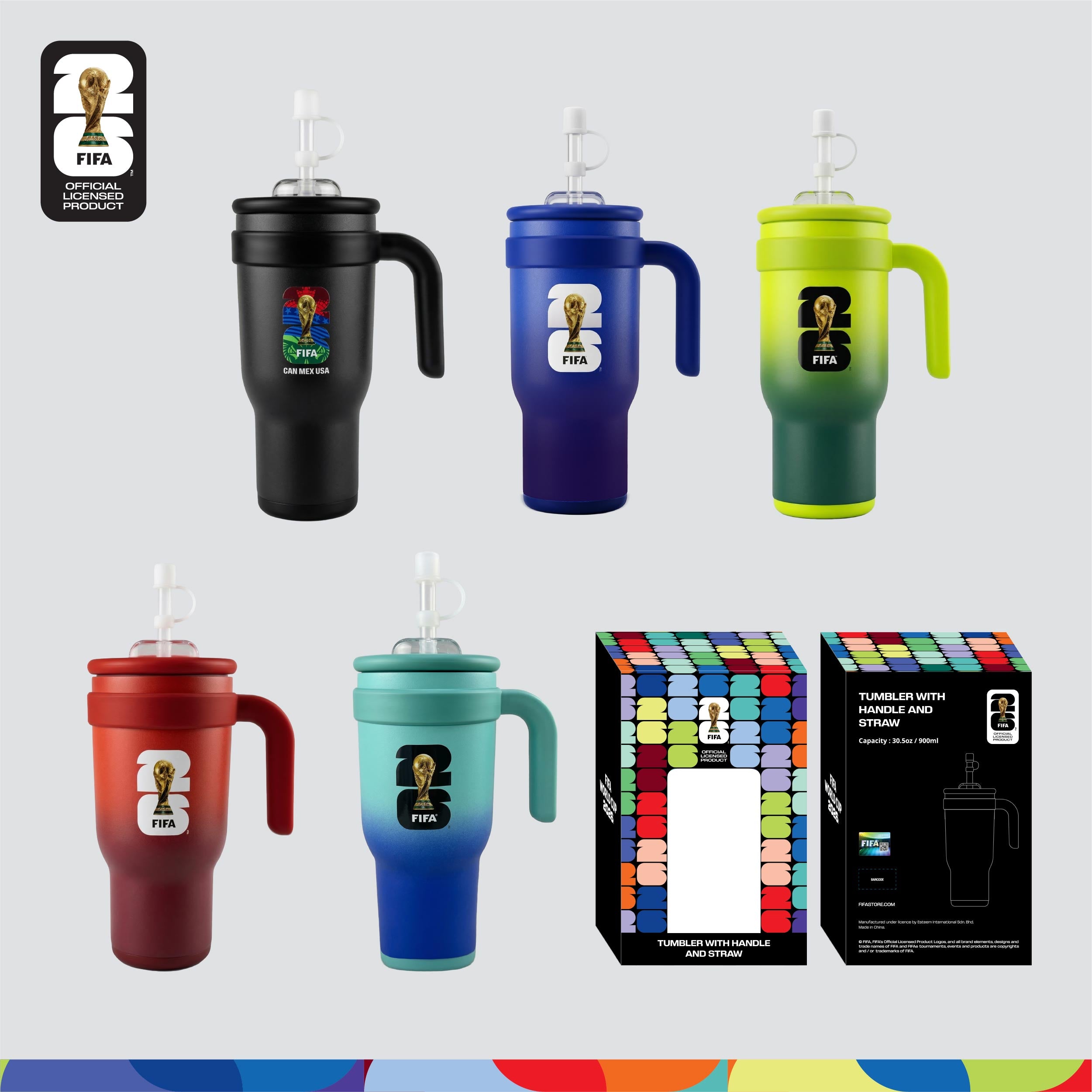 FIFA World Cup 2026™ Double Wall Vacuum Tumbler 900ml