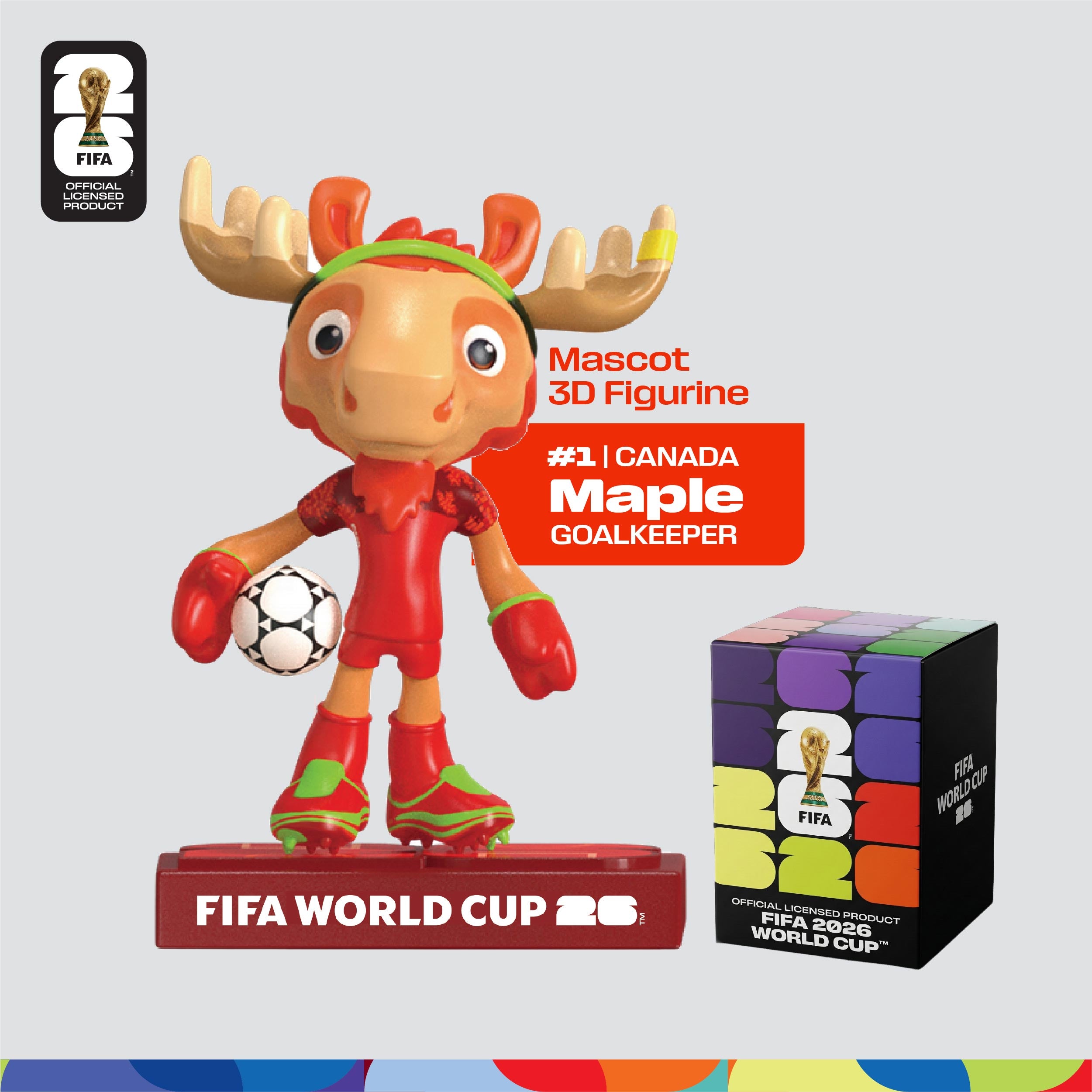 FIFA World Cup 2026™ Mascot 3D Figurine Box