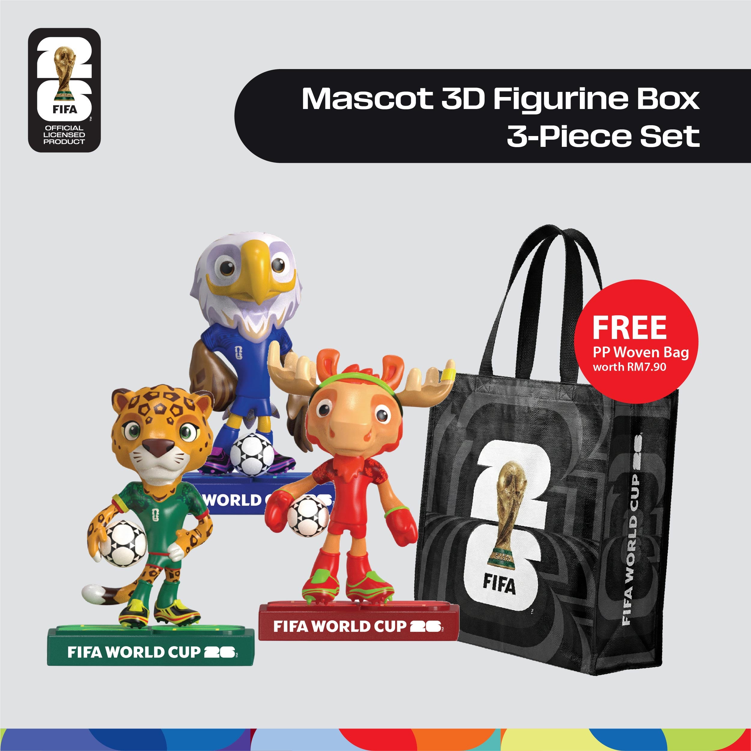 FIFA World Cup 2026™ Mascot 3D Figurine Box