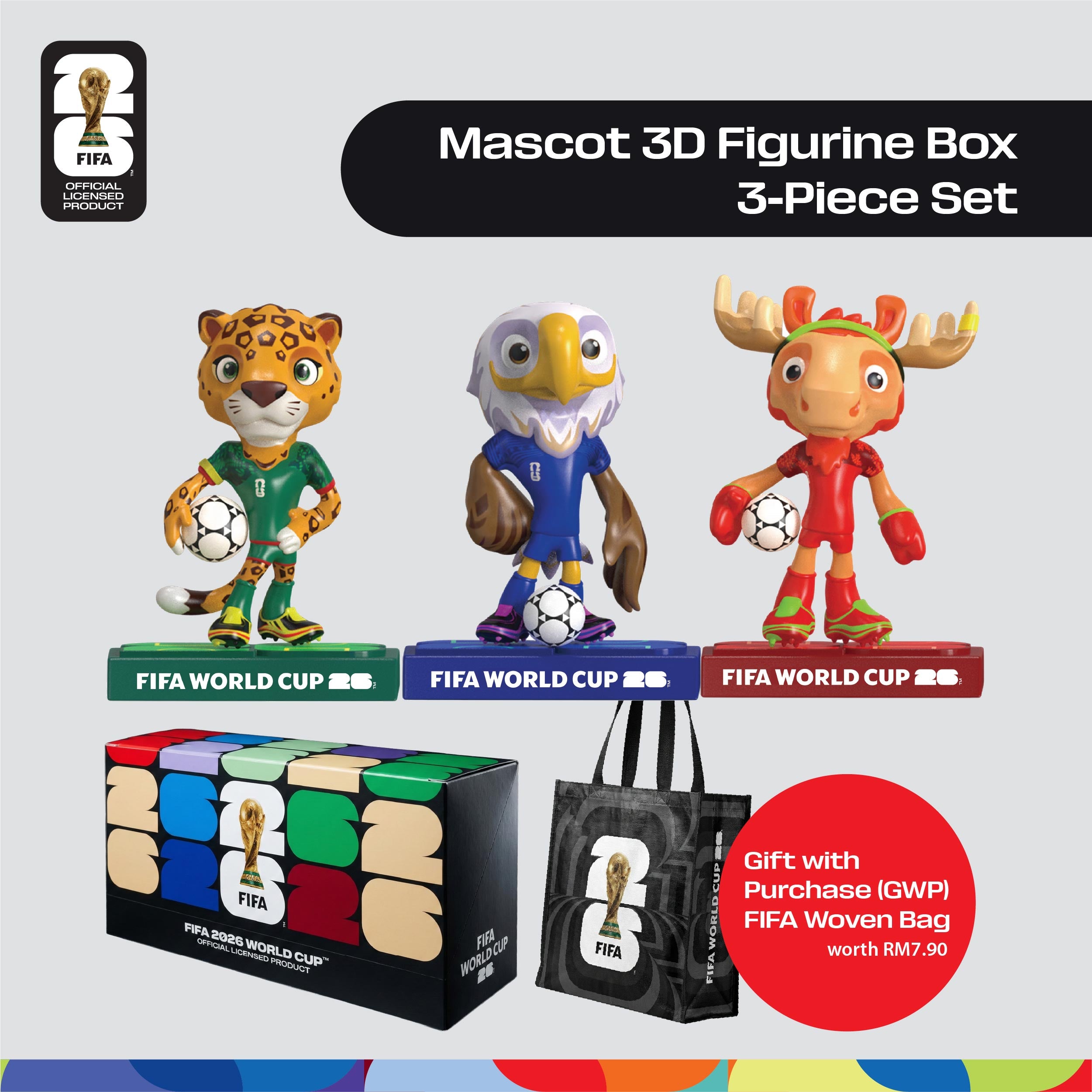 FIFA World Cup 2026™ Mascot 3D Figurine Box