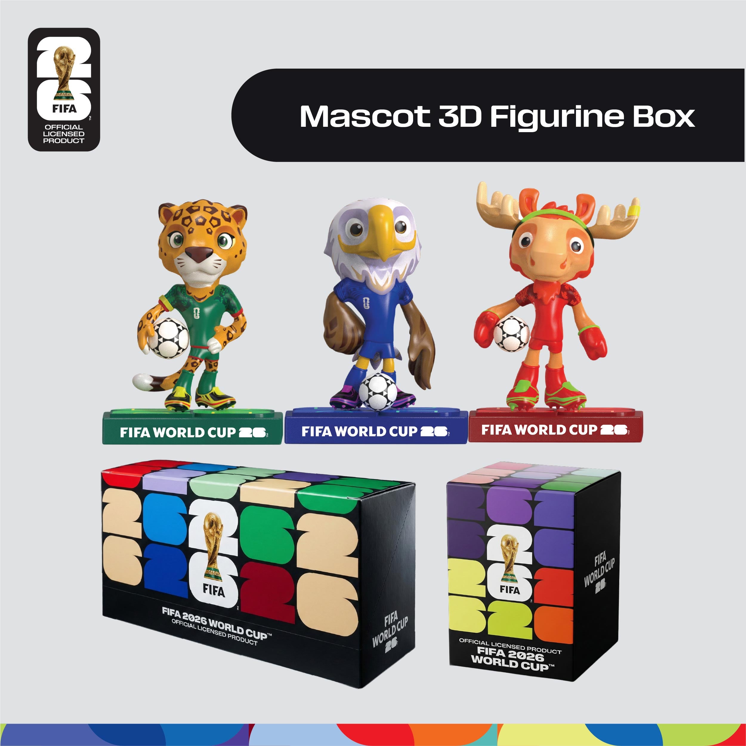 FIFA World Cup 2026™ Mascot 3D Figurine Box