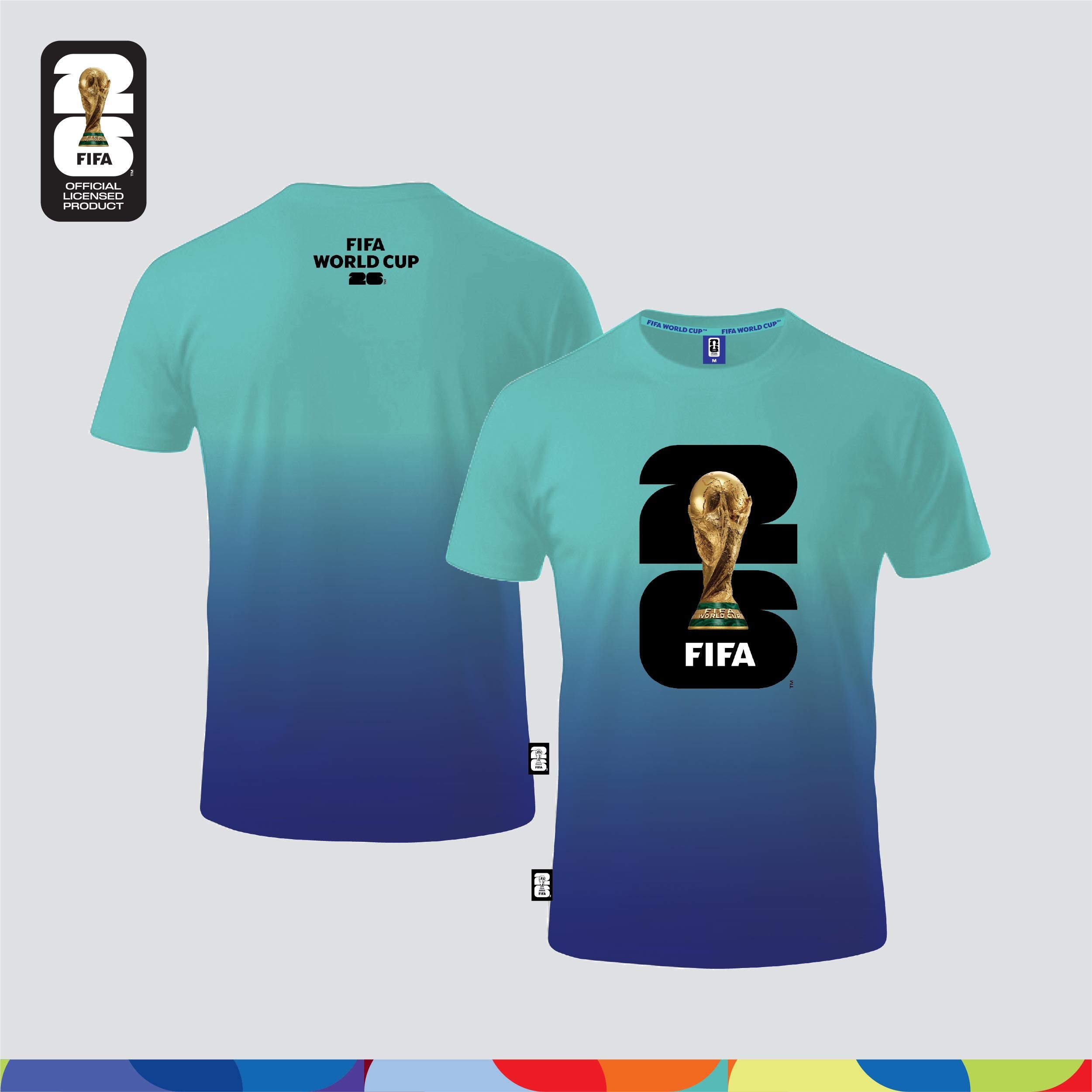 FIFA World Cup 2026™ Unisex Dry-Fit Jersey Turquoise-Blue Gradient