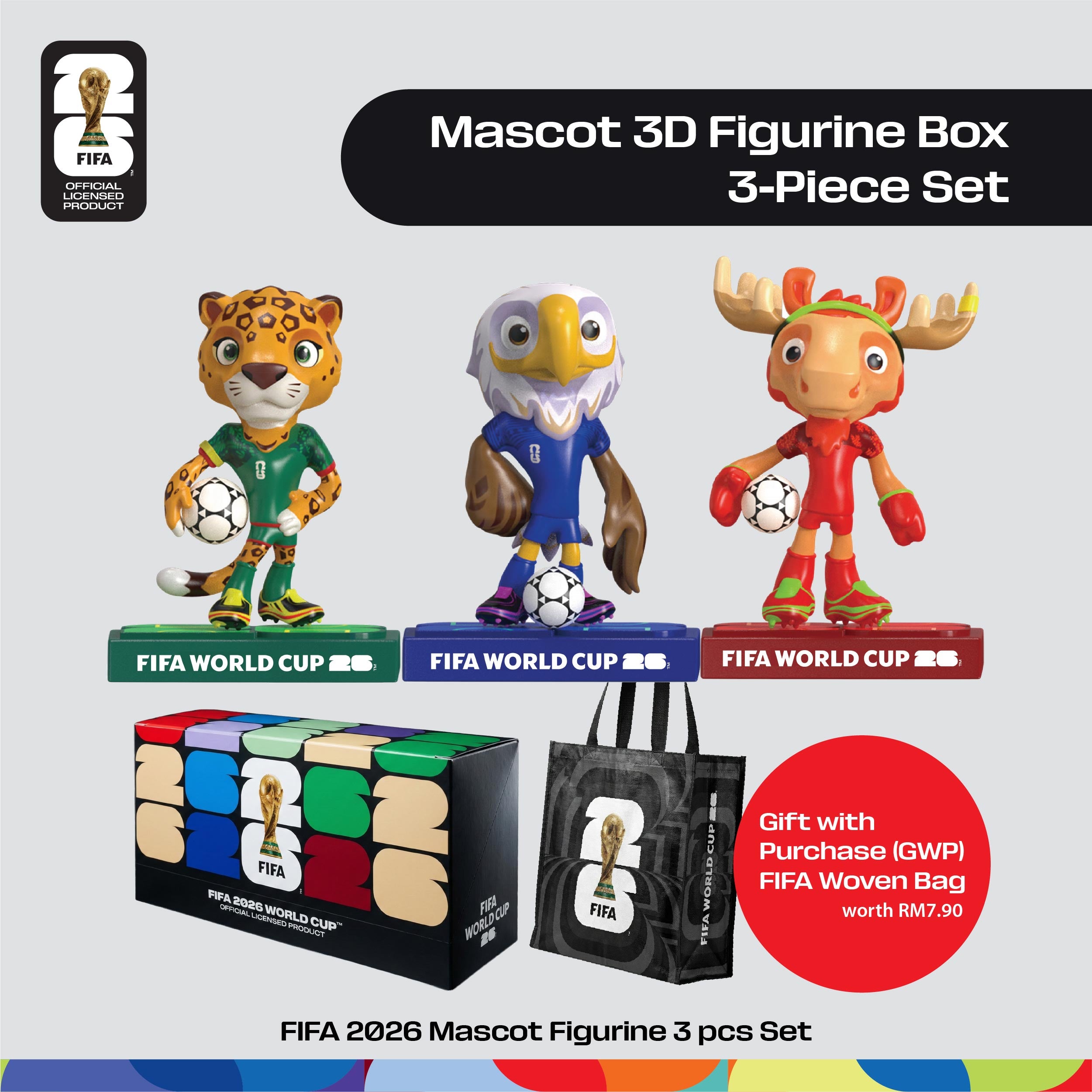 FIFA World Cup 2026™ Mascot 3D Figurine Box
