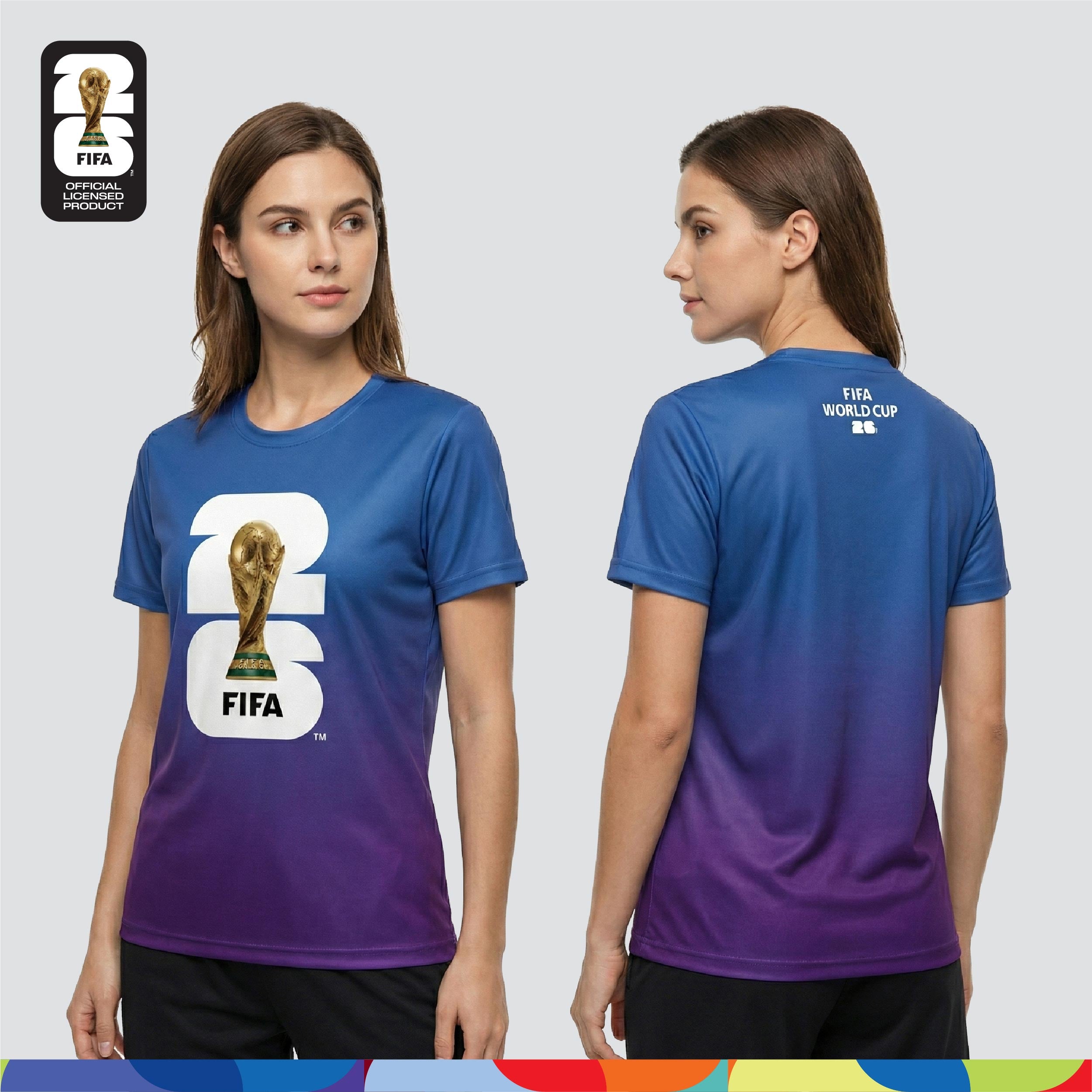 FIFA World Cup 2026™ Unisex Dry-Fit Jersey Blue-Purple Gradient