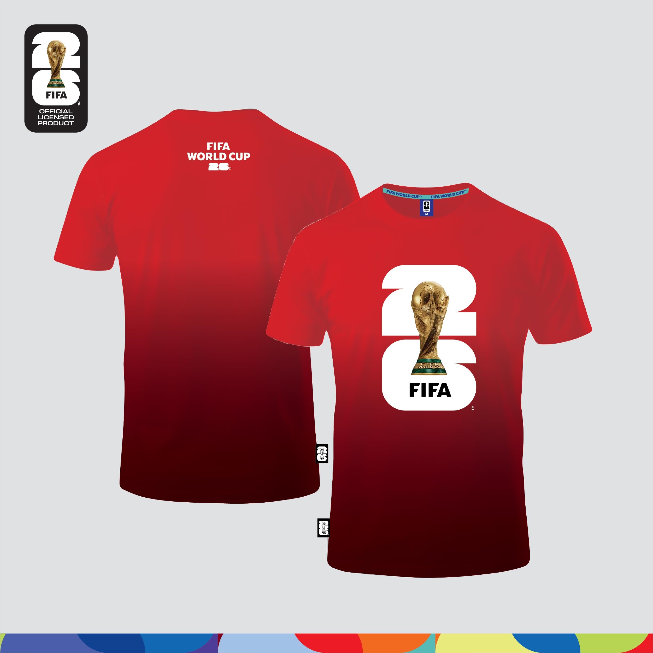 FIFA World Cup 2026™ Unisex Dry-Fit Jersey Red Gradient