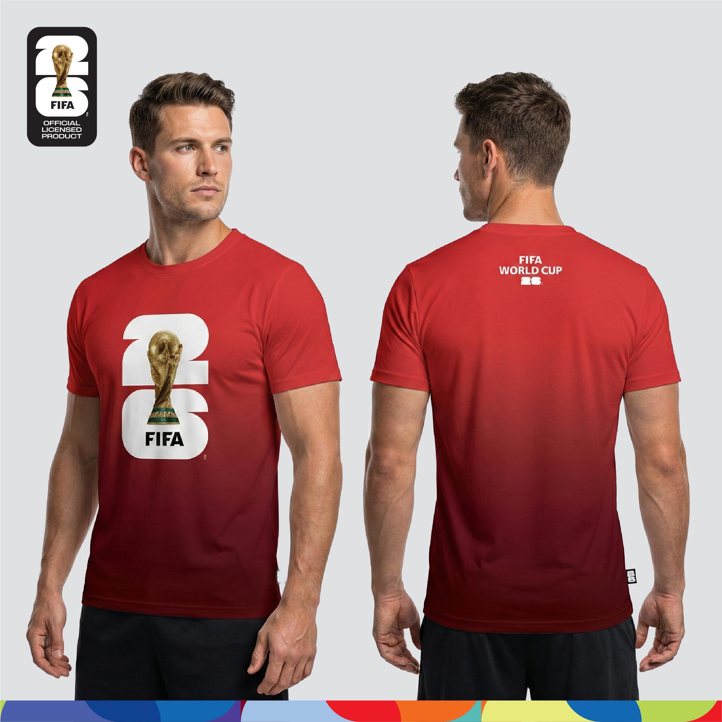 FIFA World Cup 2026™ Unisex Dry-Fit Jersey Red Gradient