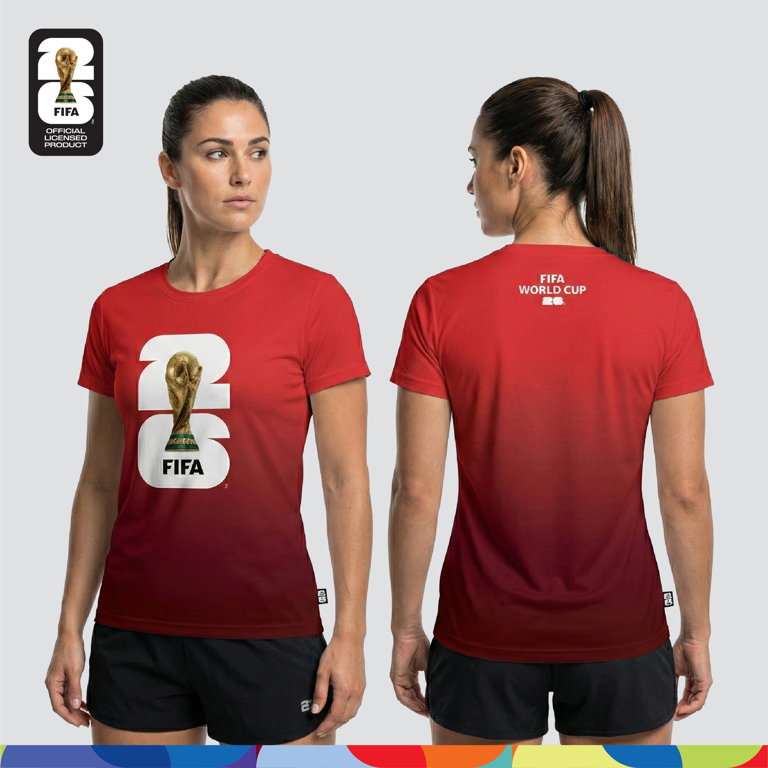 FIFA World Cup 2026™ Unisex Dry-Fit Jersey Red Gradient