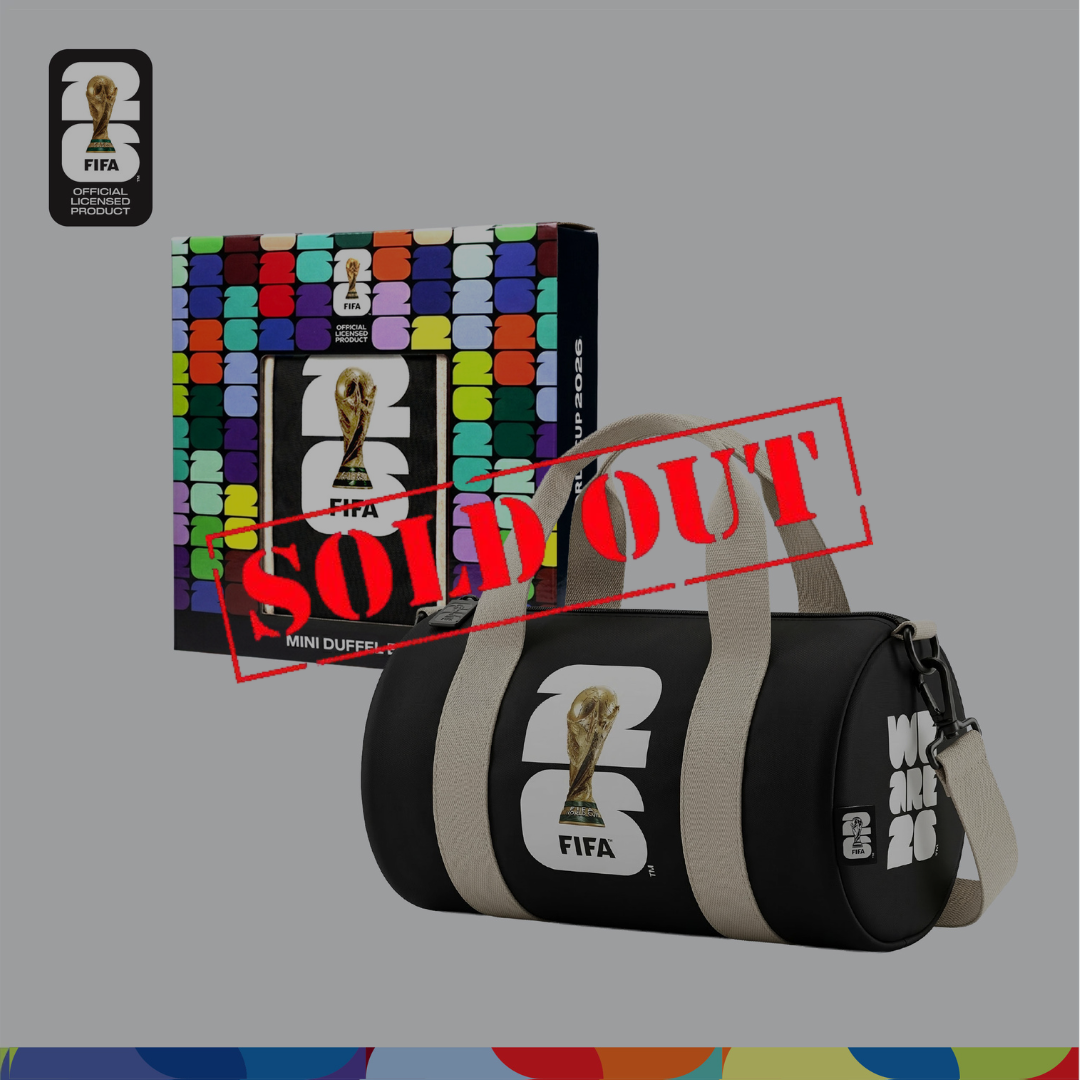 FIFA World Cup 2026™ Mini Duffel Bag Black Color with Trophy