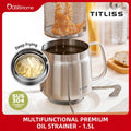 TITLISS Multifunctional Premium Oil Strainer 1.5L