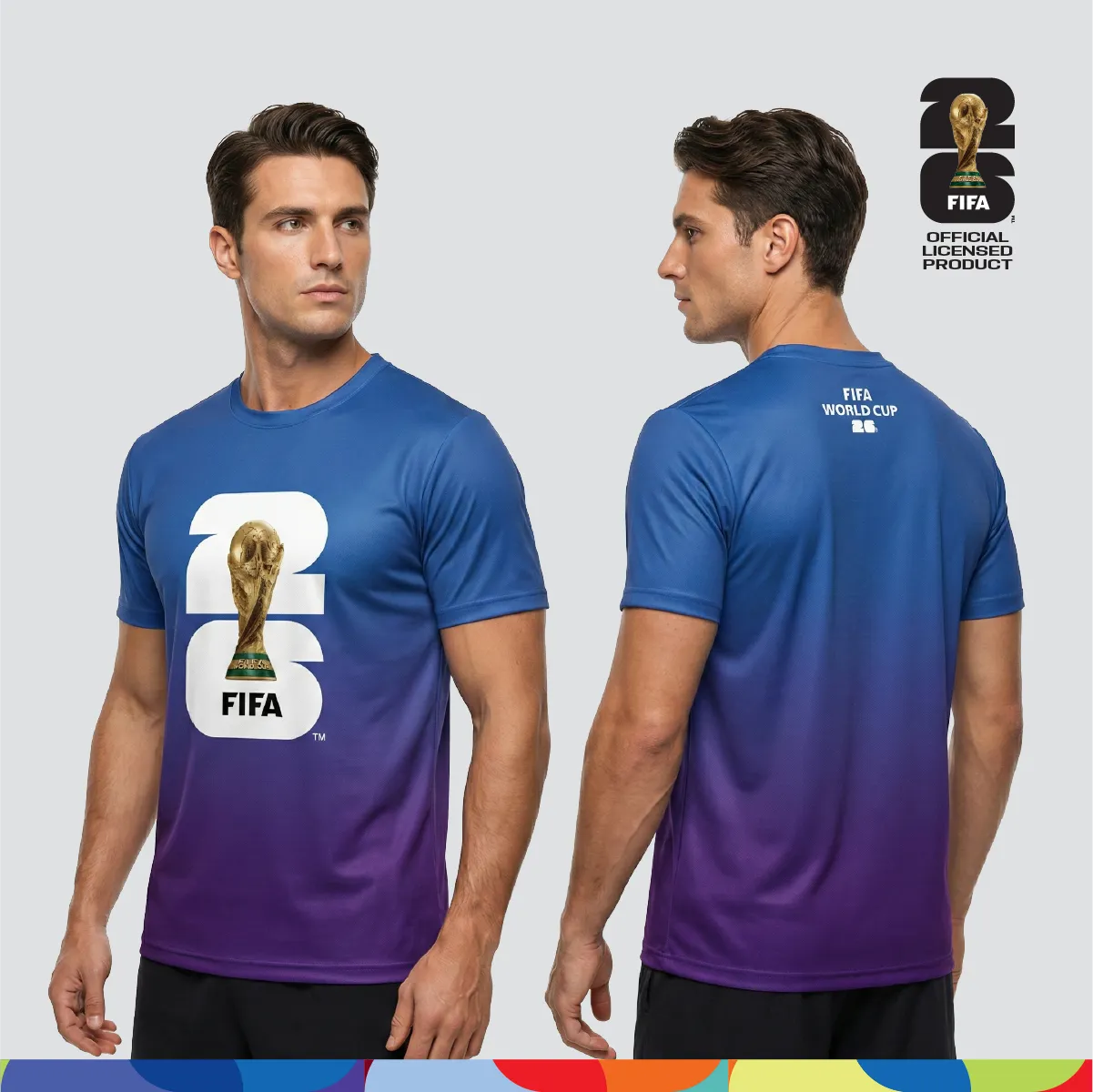FIFA World Cup 2026™ Unisex Dry-Fit Sportswear Blue-Purple Gradient