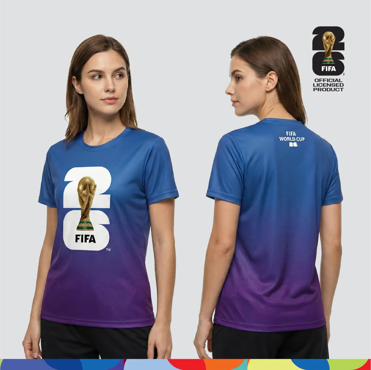 FIFA World Cup 2026™ Unisex Dry-Fit Sportswear Blue-Purple Gradient